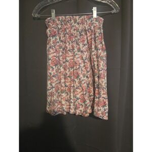 Michael Carrie Floral Print Shorts, Elastic‎ Waist, Women's Small, High Waisted